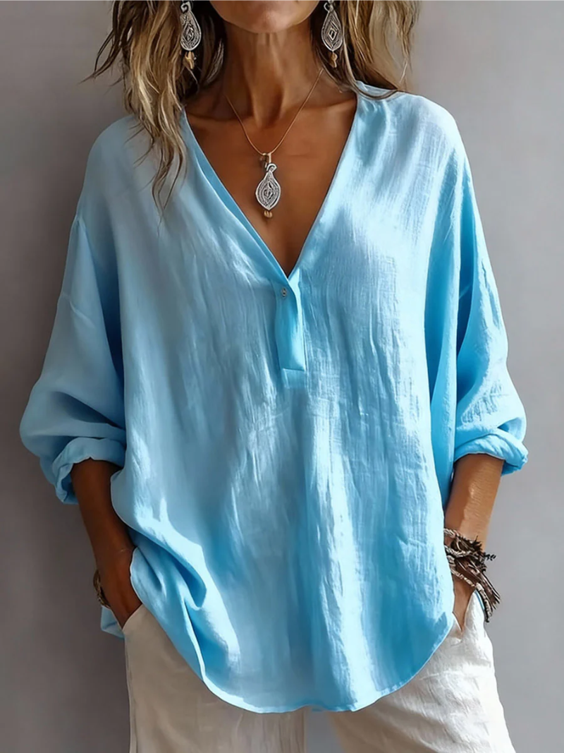 Laura | Blusa con Escote en V